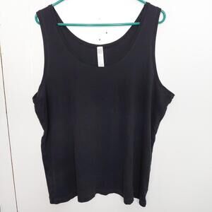 Spanx Tank Top Womens 3X Basic Under Shirt Ribbed Casual Round Neck Staple